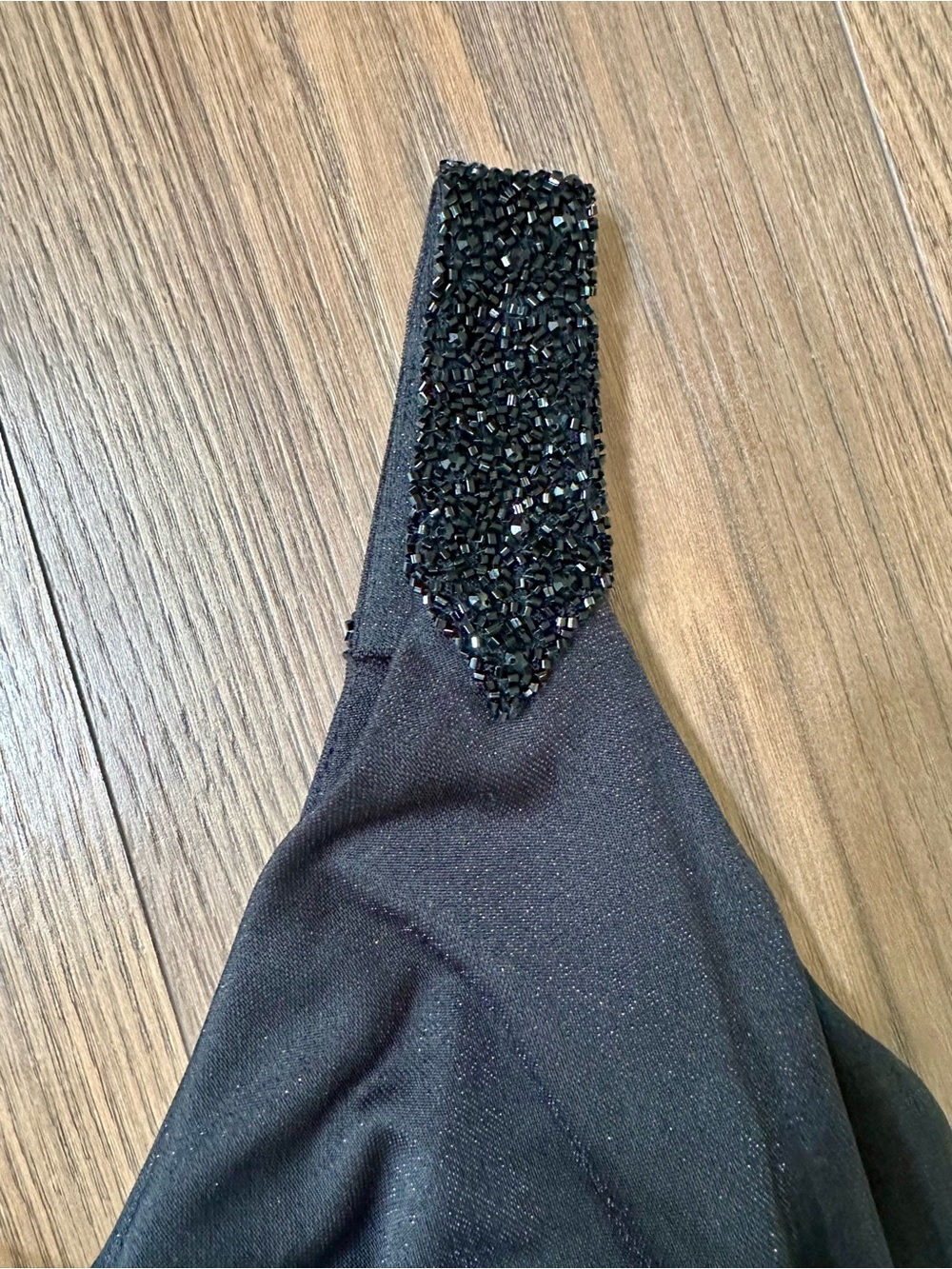 Ralph Lauren Beaded Black Tie Gown - Picture 5 of 9